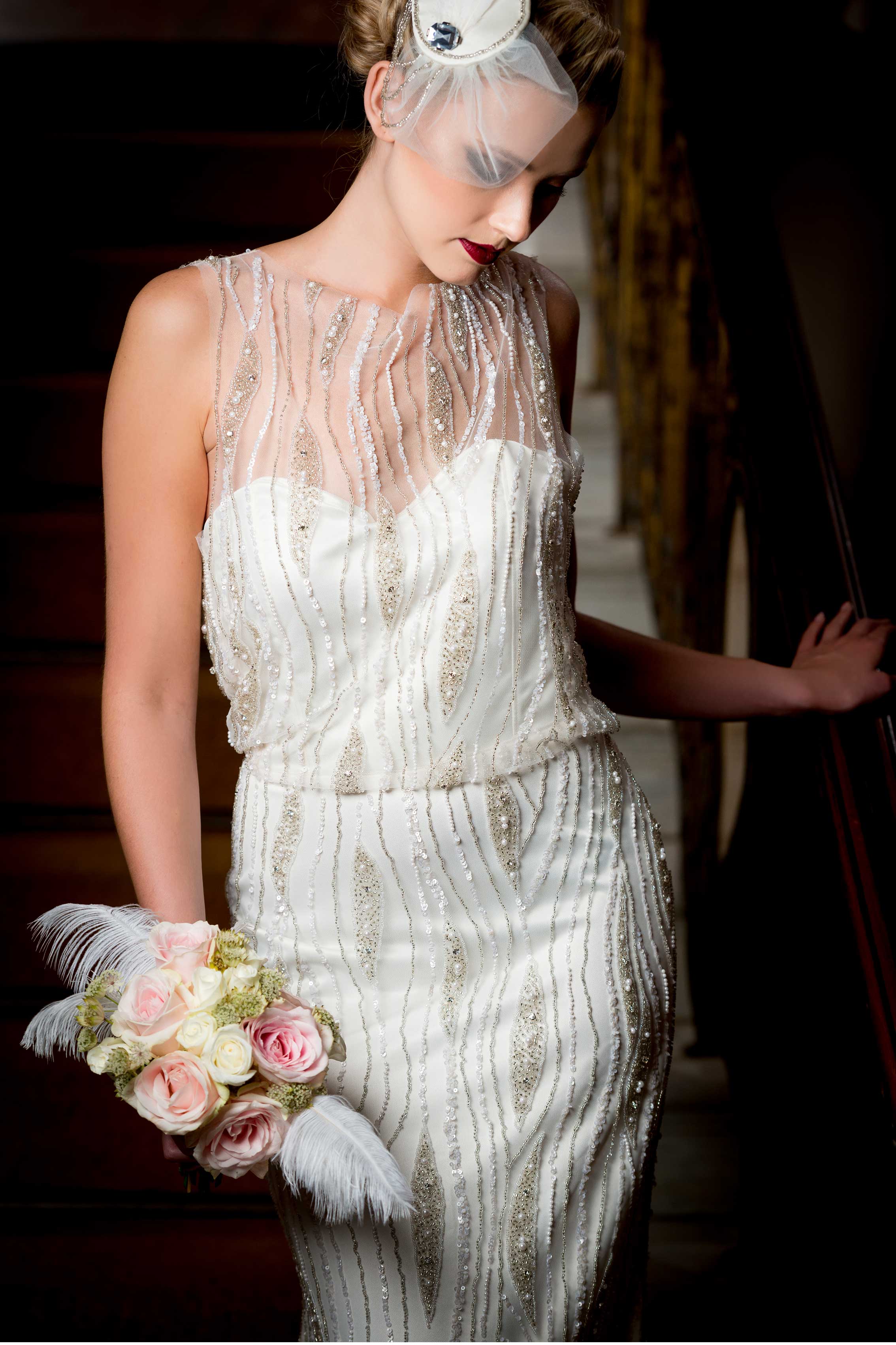 1920s beaded wedding dress Vintage Wedding Dresses 1920s You Never SeeWedding Dresses Guide