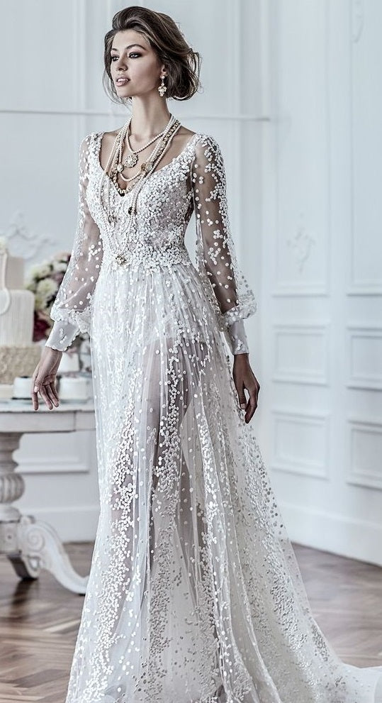 elegant prom dress 2024 Elegant Red Long Prom Dresses 2024 New Formal Women Party Night Sleeve –  Siaoryne main image 1