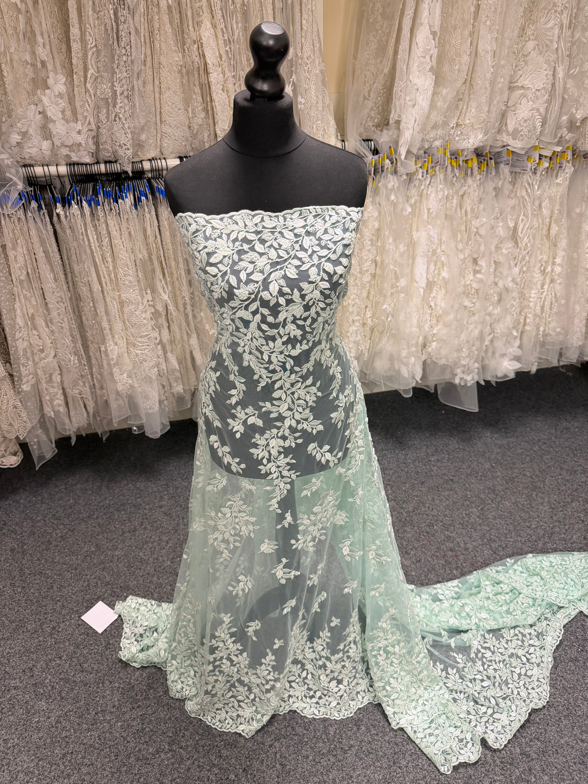 Willow Emb Beaded Tulle - EB1058