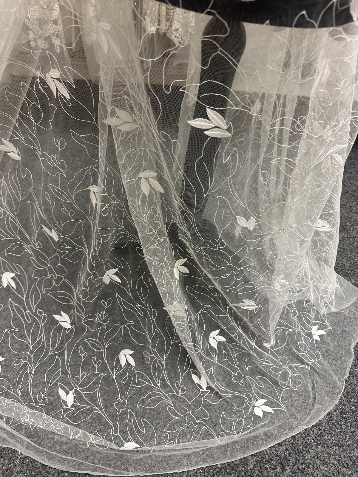 Ivory Embroidered Lace - Winslett