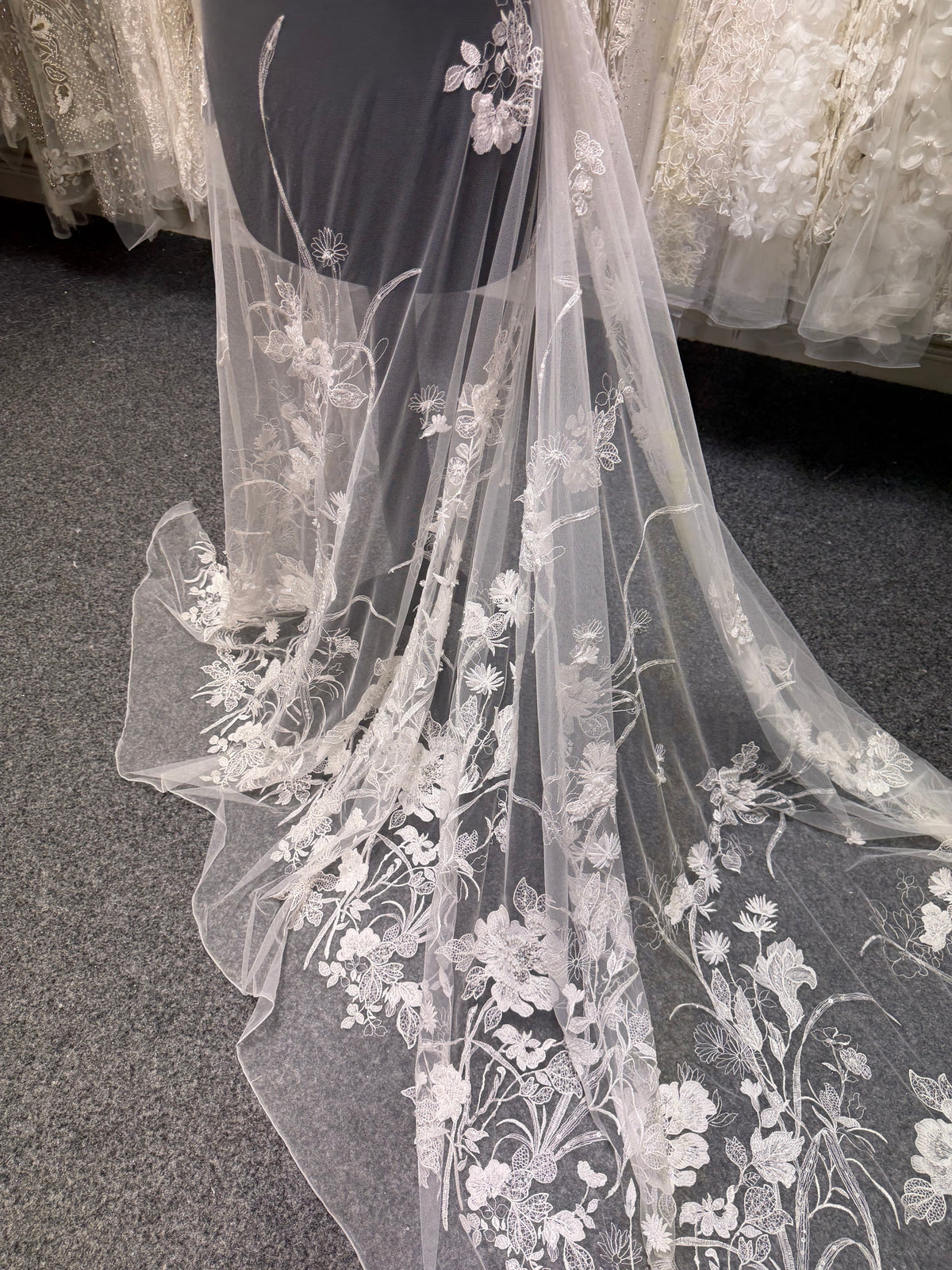 Ivory Beaded Lace - Mattie
