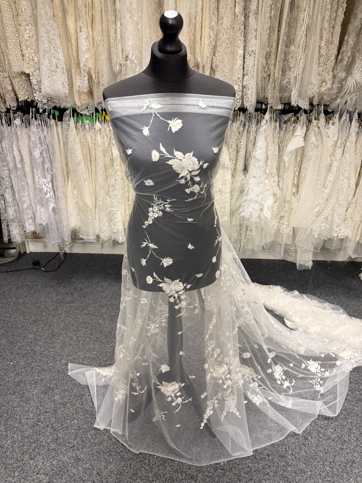 Ivory Embroidered Lace - EB5006