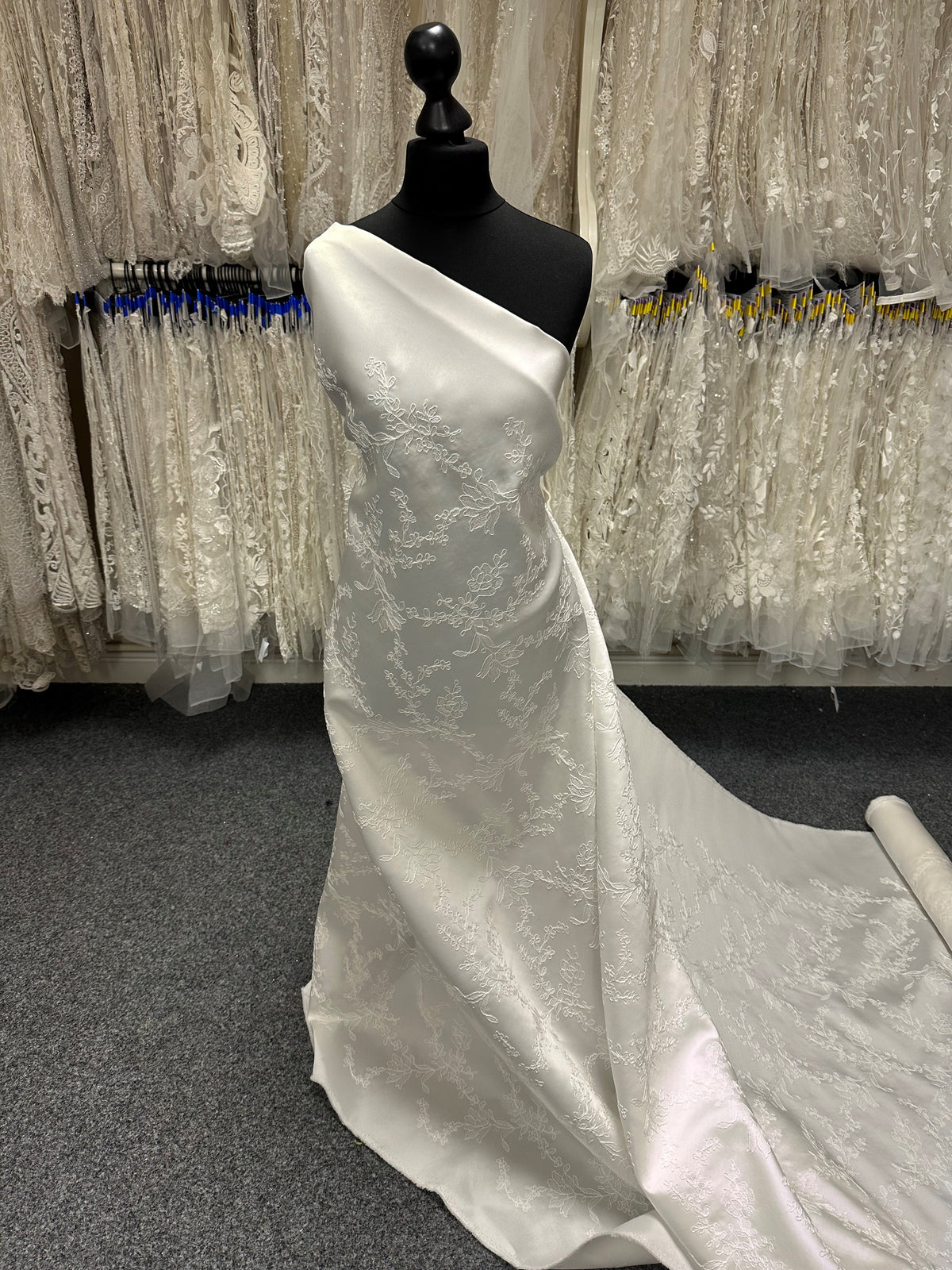 Ivory Corded Satin - Artifact