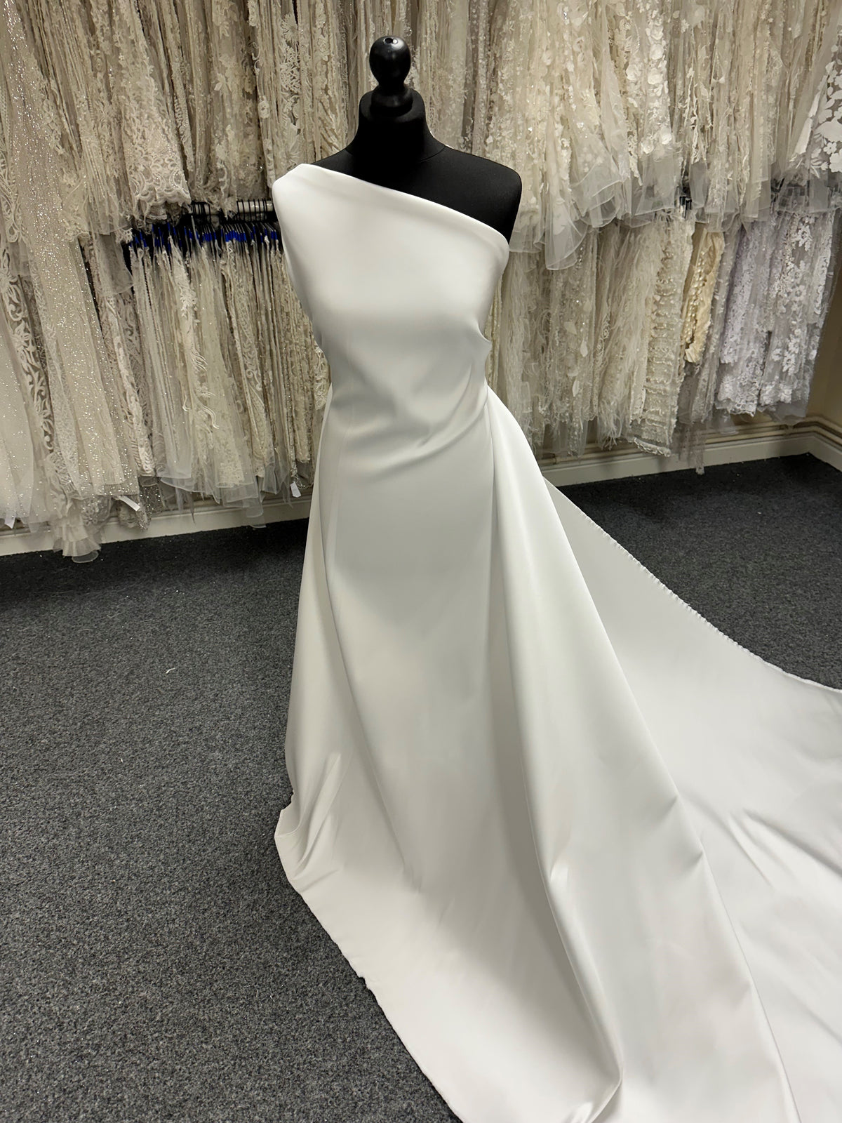 Ivory Stretch Mikado - Freedom