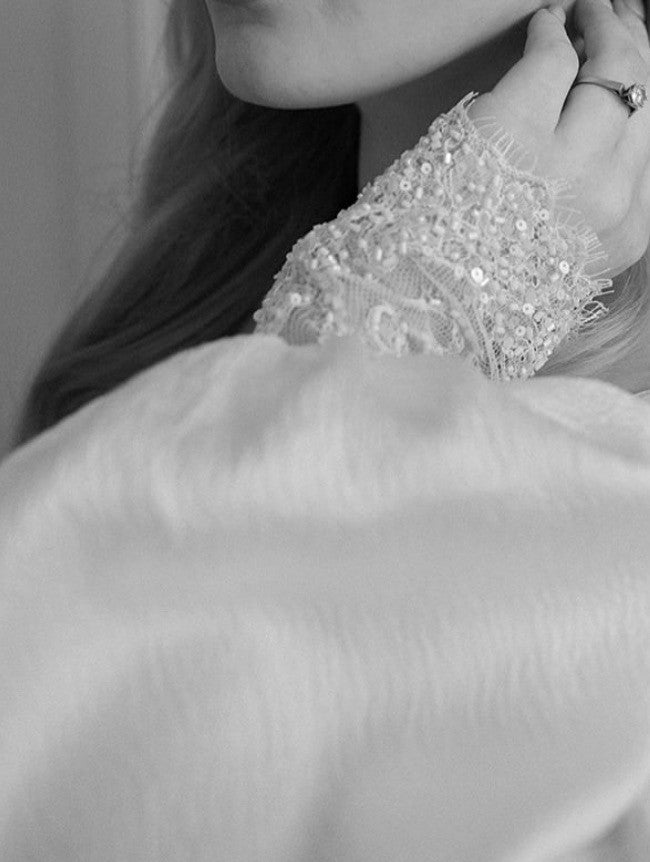 Ivory Beaded Lace Trim – Acer