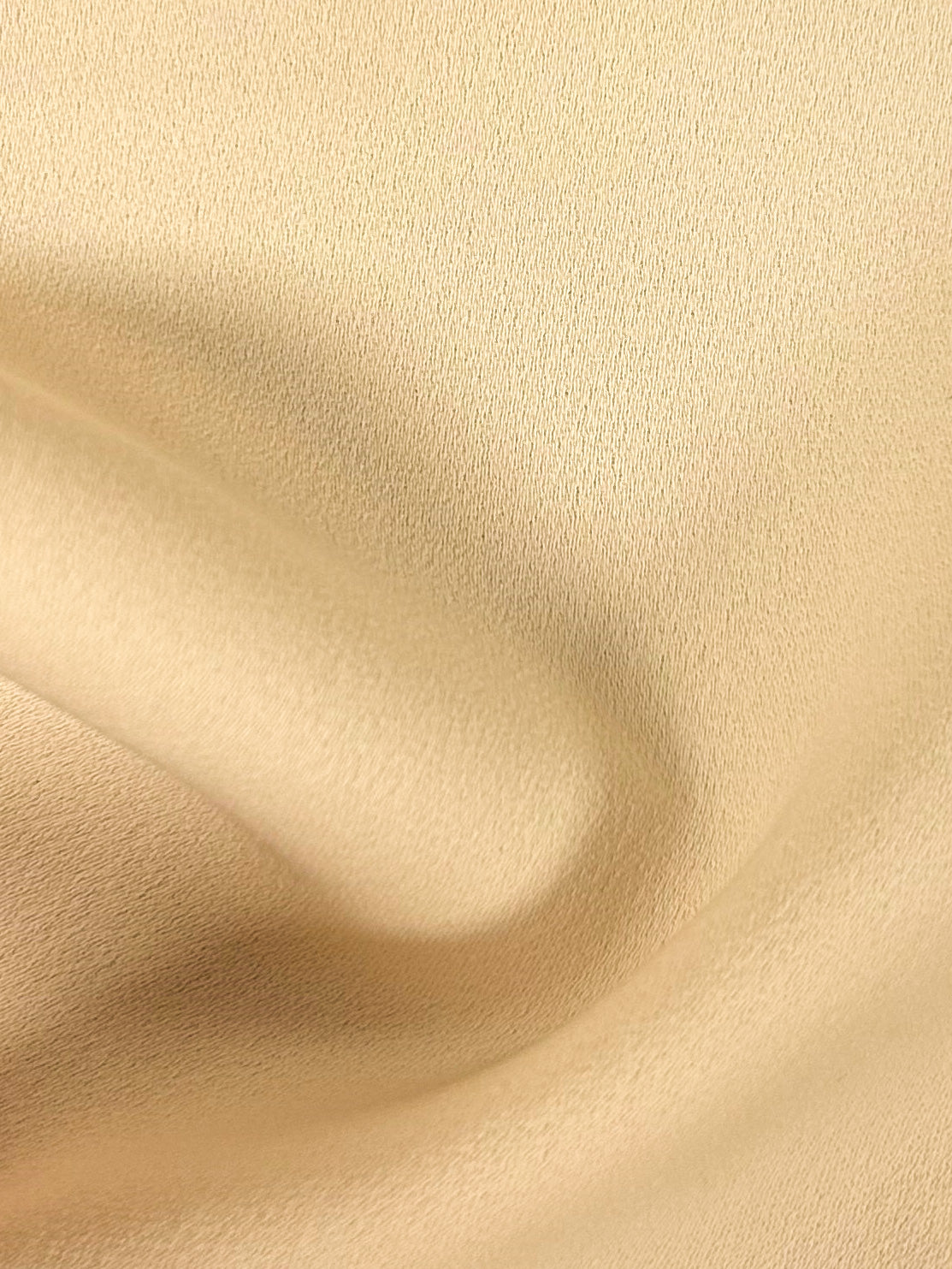 Almond Polyester Stretch Crepe - Pageant