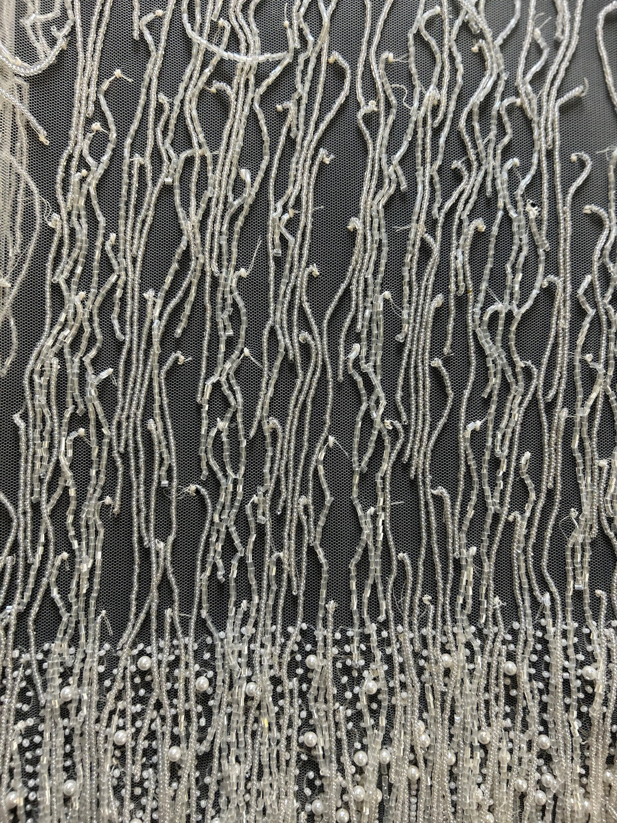 Ivory Beaded Lace - Astaire