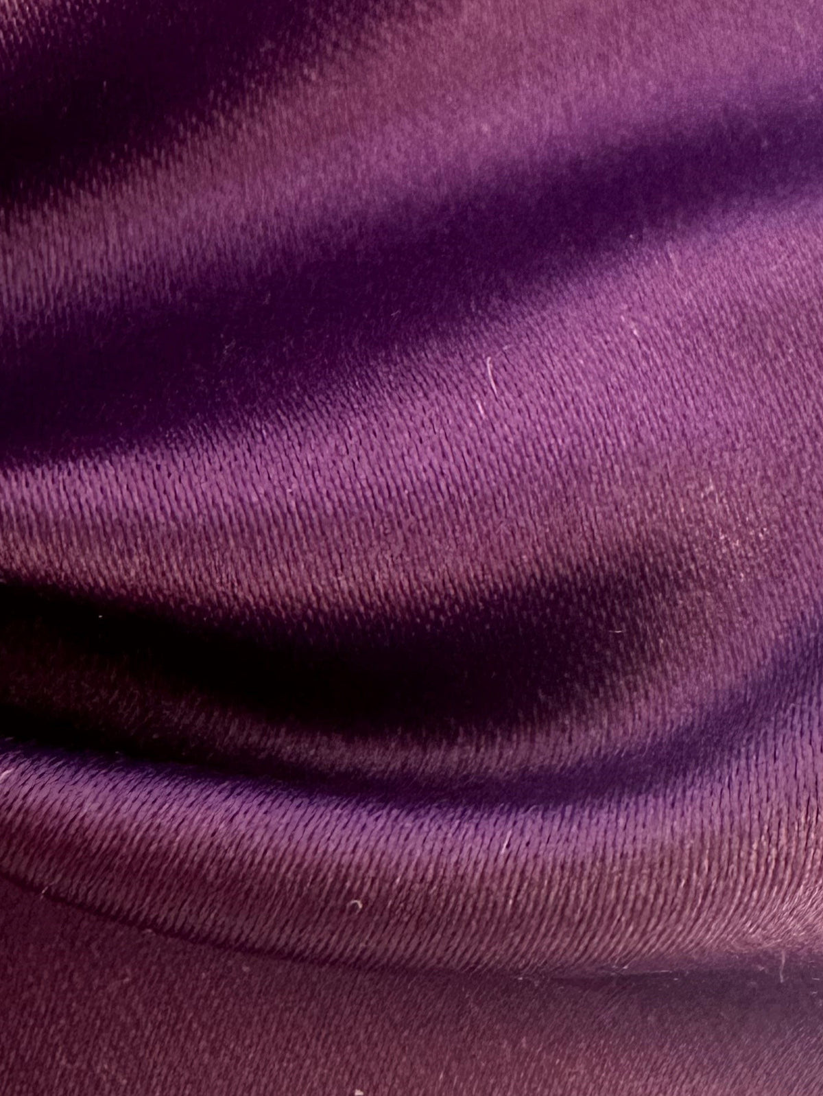 Aubergine Polyester Duchess Satin - Scenery