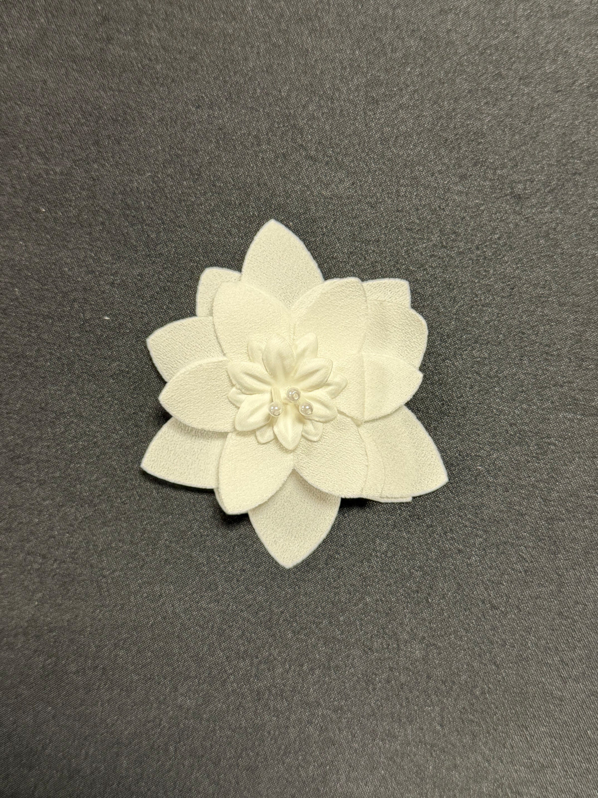 Ivory Flower Applique - Bedford (Small)