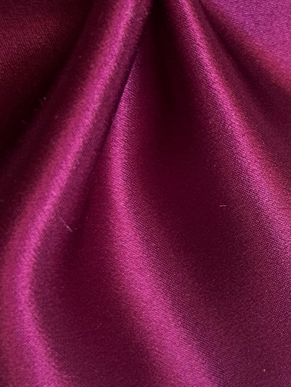 Berry Silk Satin