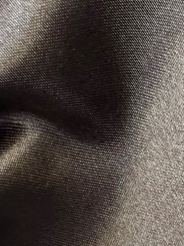 Black Polyester Satin - Flamenco