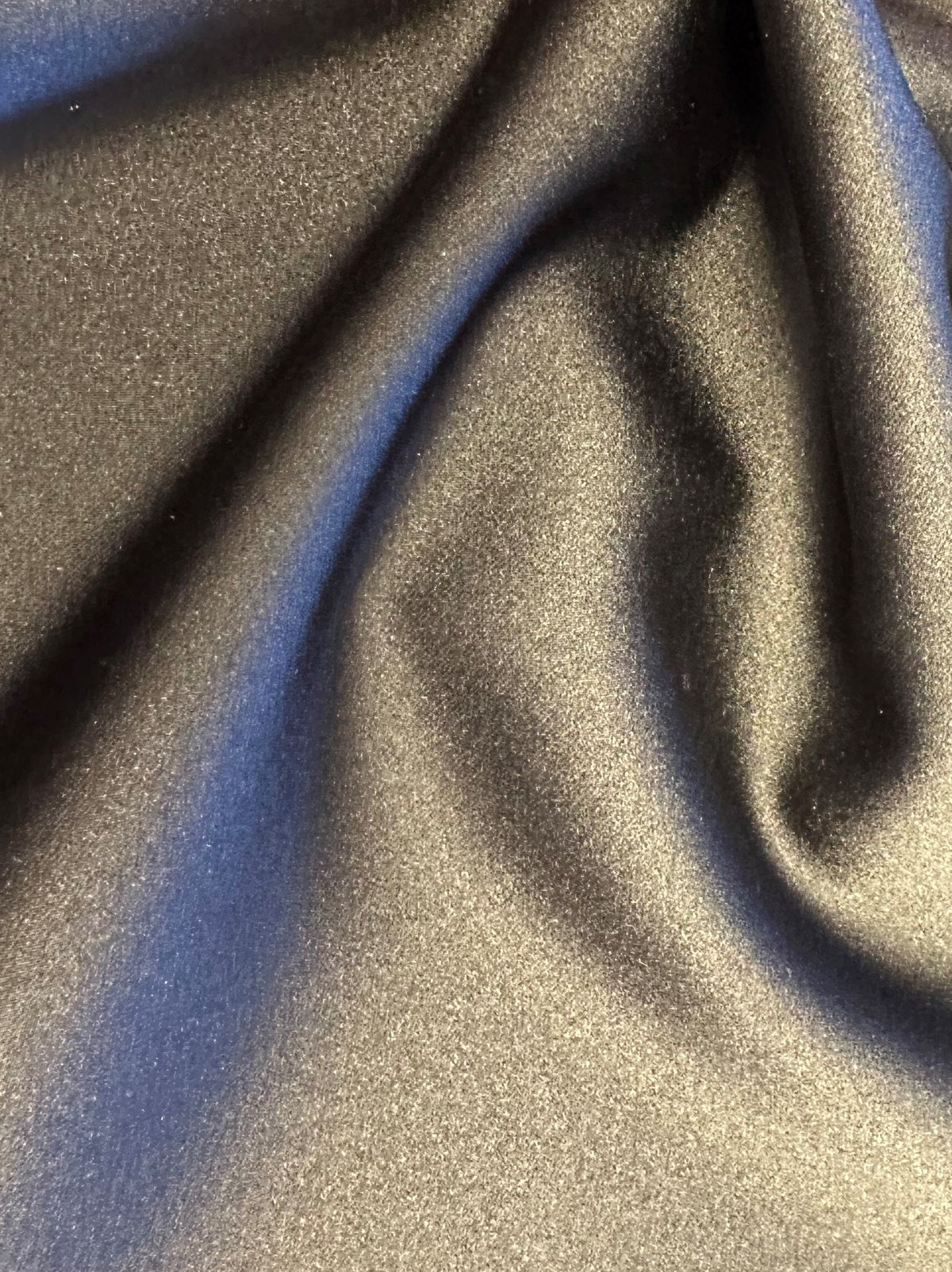 Black Polyester Stretch Satin - Estonia