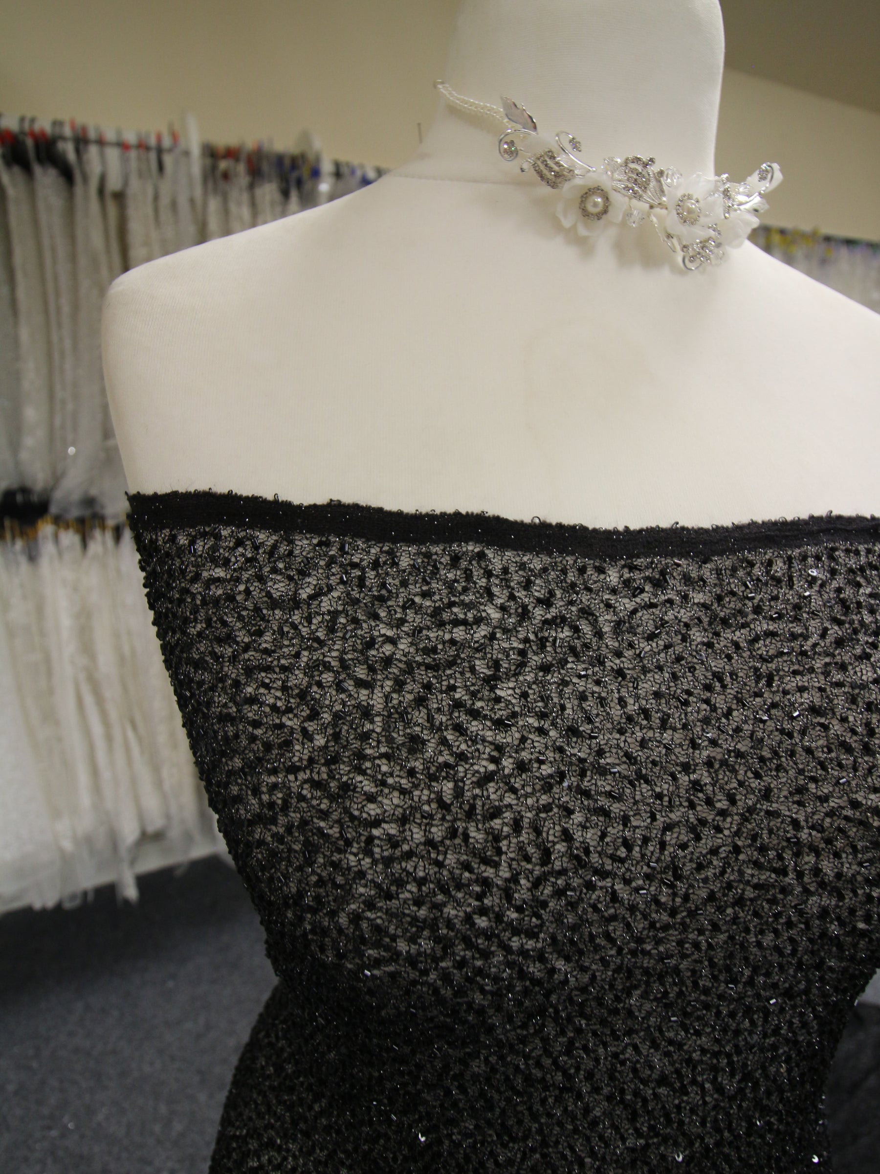 Black Beaded Lace - Britte