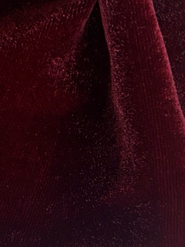 Claret Silk Velvet - Vogue