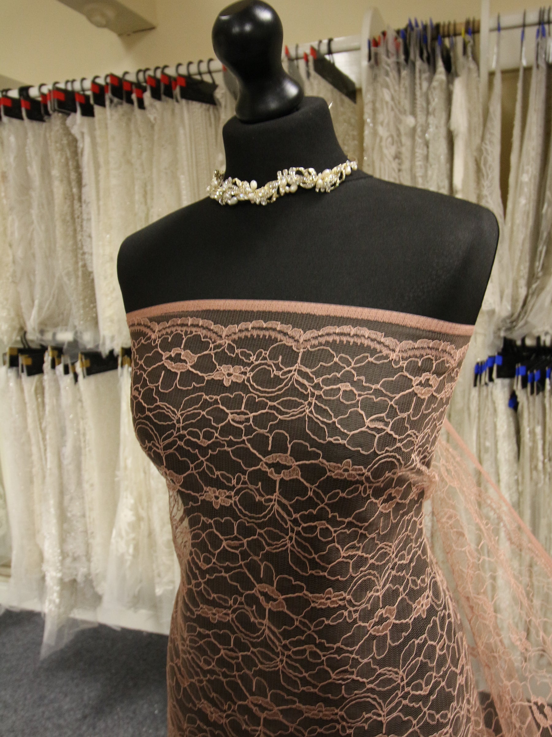 Brown Corded Lace - Leanne