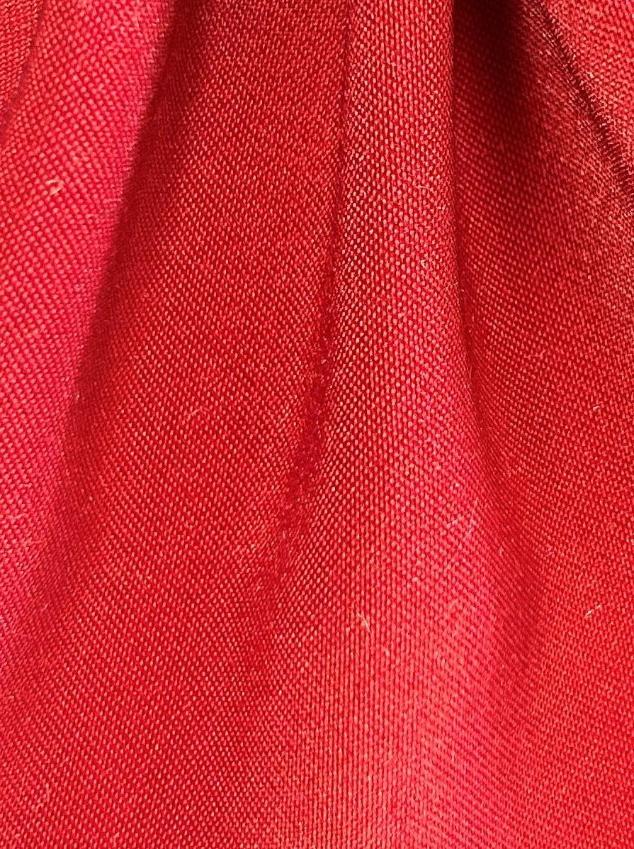 Burgundy Polyester Satin - Majestic