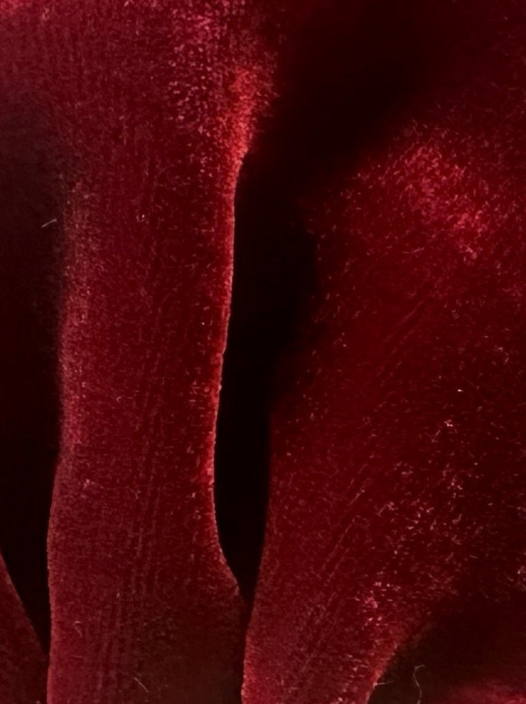 Burgundy Silk Velvet - Indulgence
