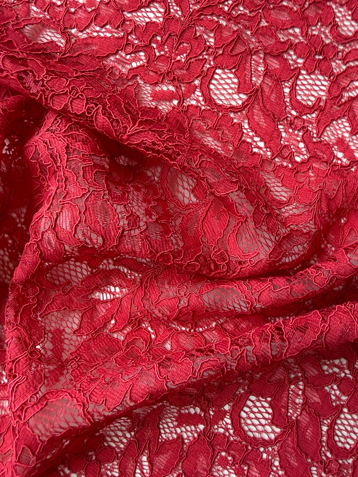 Light Wine Corded Lace - P947