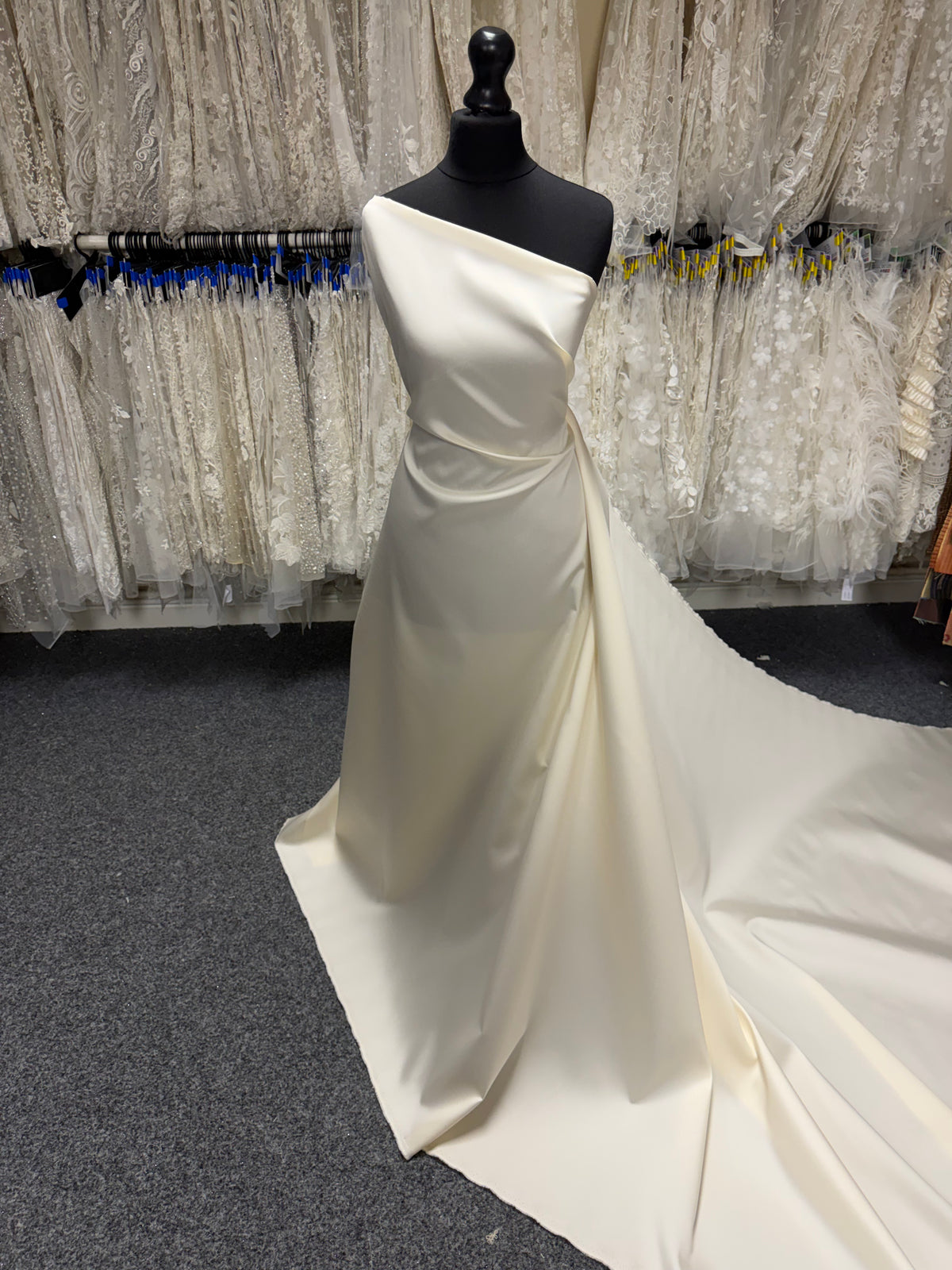 Ivory Silk Blend Soft Mikado - P608