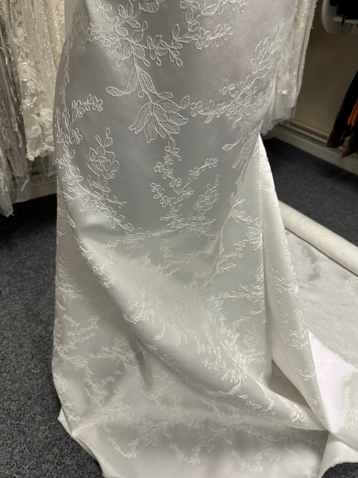 Ivory Corded Satin - Artifact