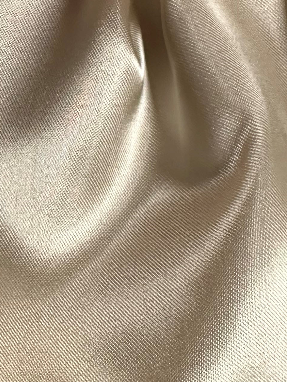 Cappuccino Acetate Lining Fabric - Tuscany