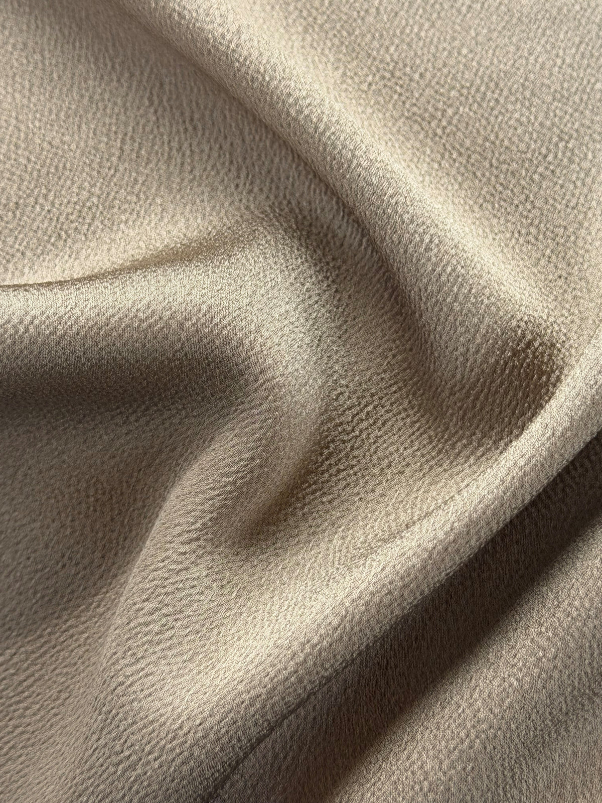 Caramel Polyester Crepe - Temple
