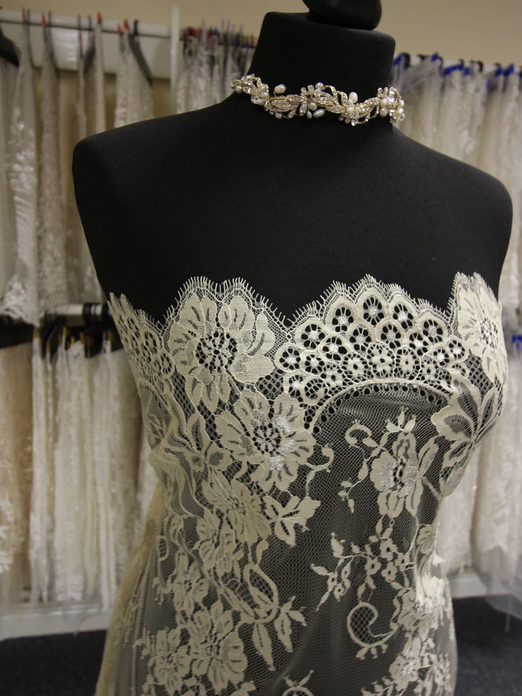 Champagne Raschel Lace - Brooke