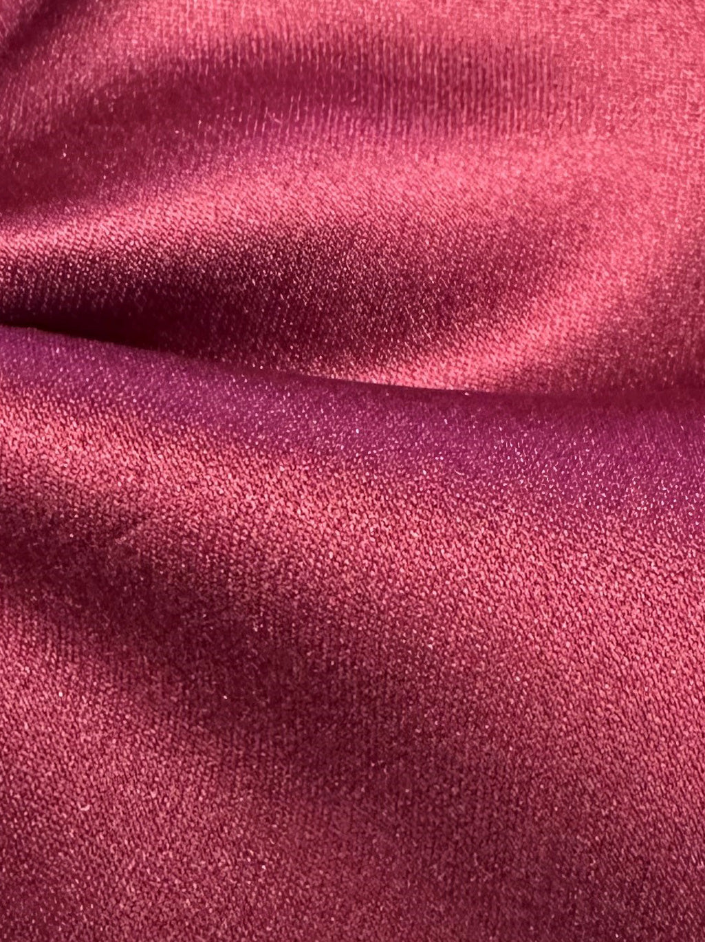 Claret Polyester Satin - Mystique