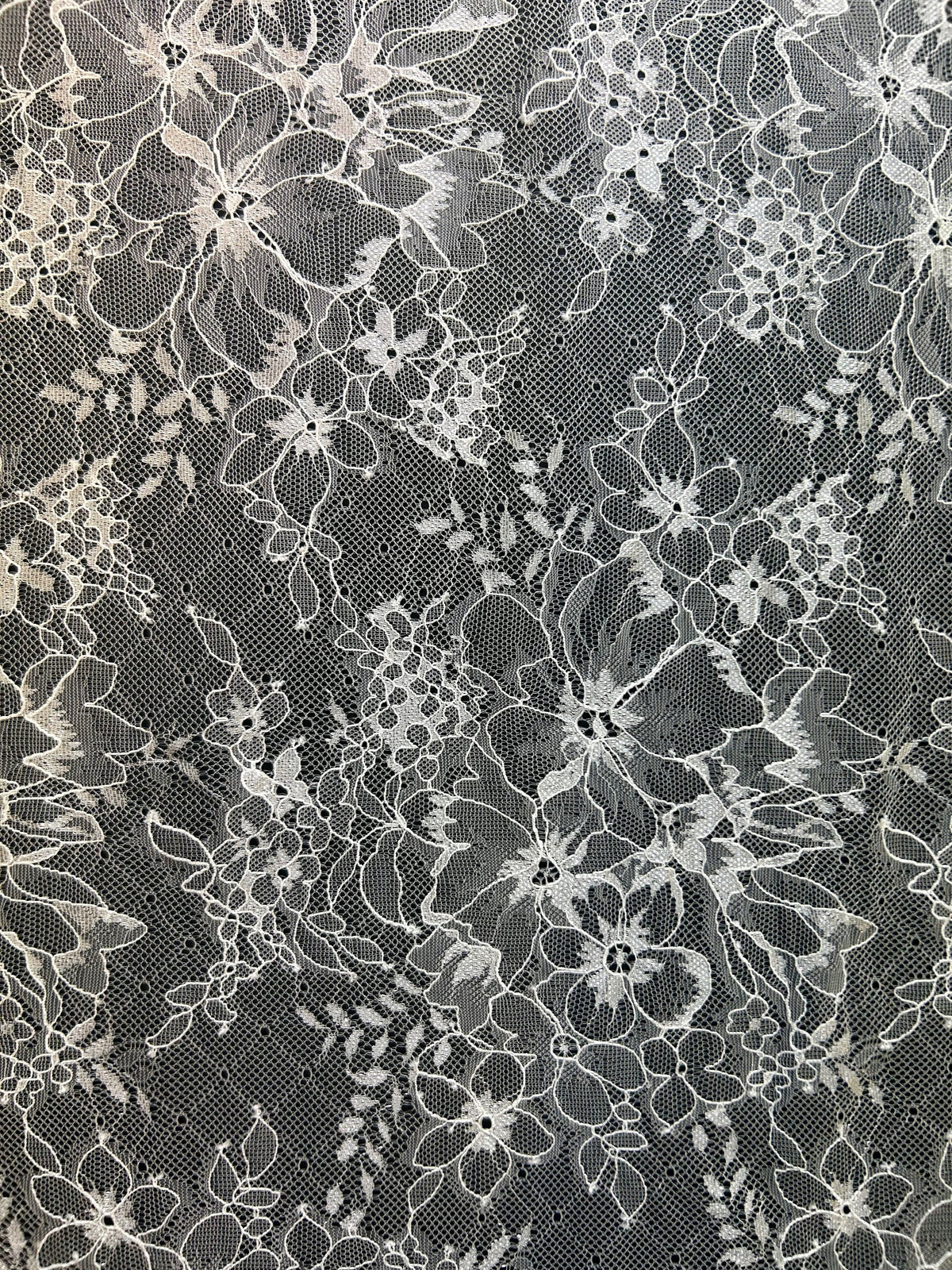 Ivory Raschel Lace - Clio