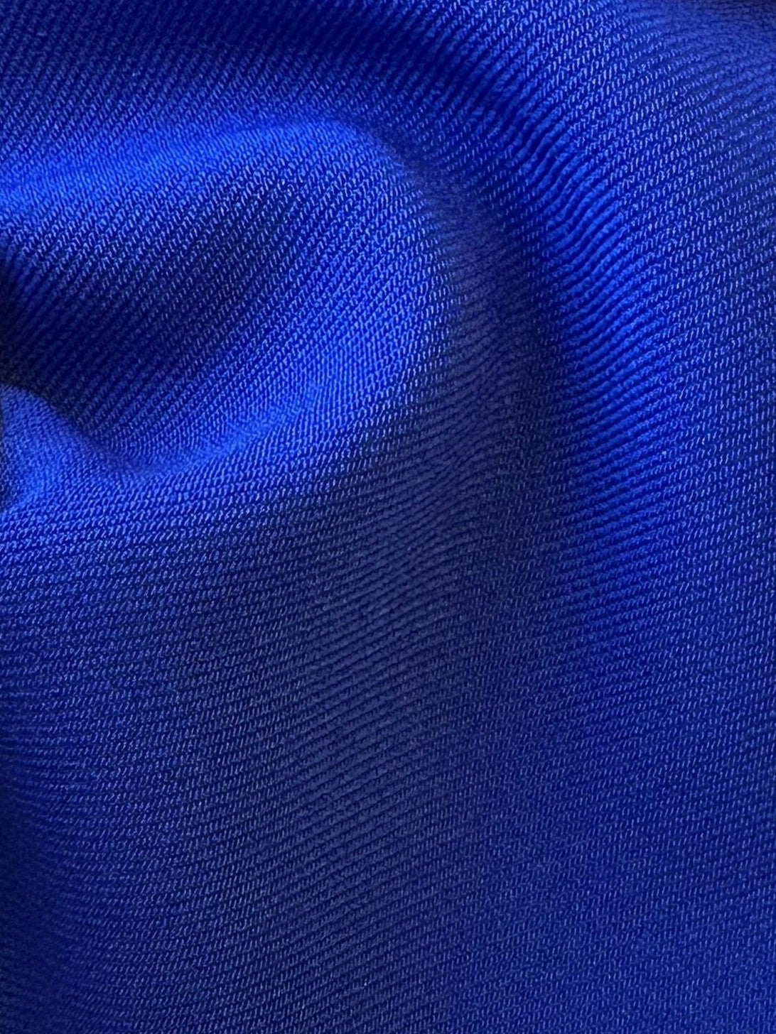 Cobalt Heavyweight Stretch Satin - Dynasty