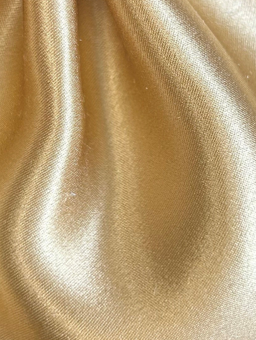 Metal Grey Silk Satin Magnifique