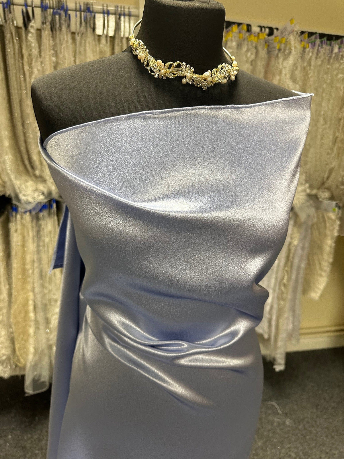 Lilac Polyester Crepe Back Satin - Desire