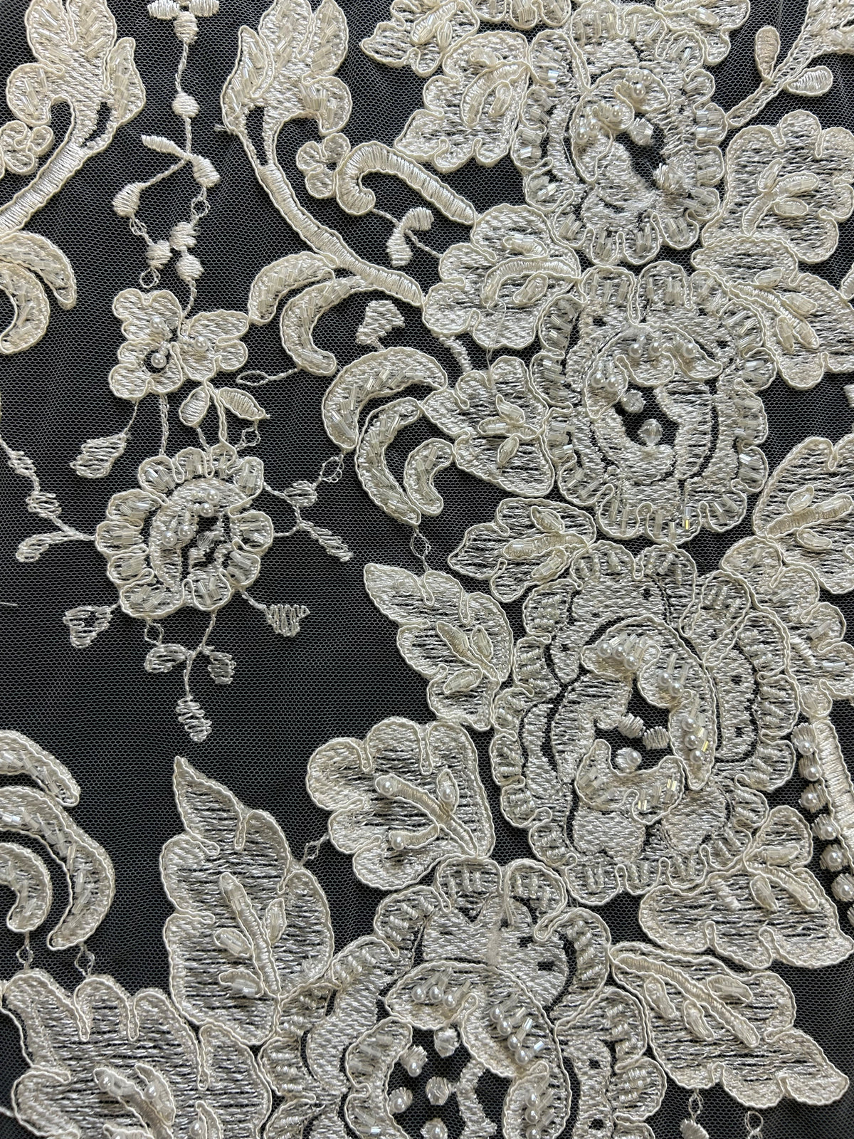 Ivory Beaded Lace - Daenerys