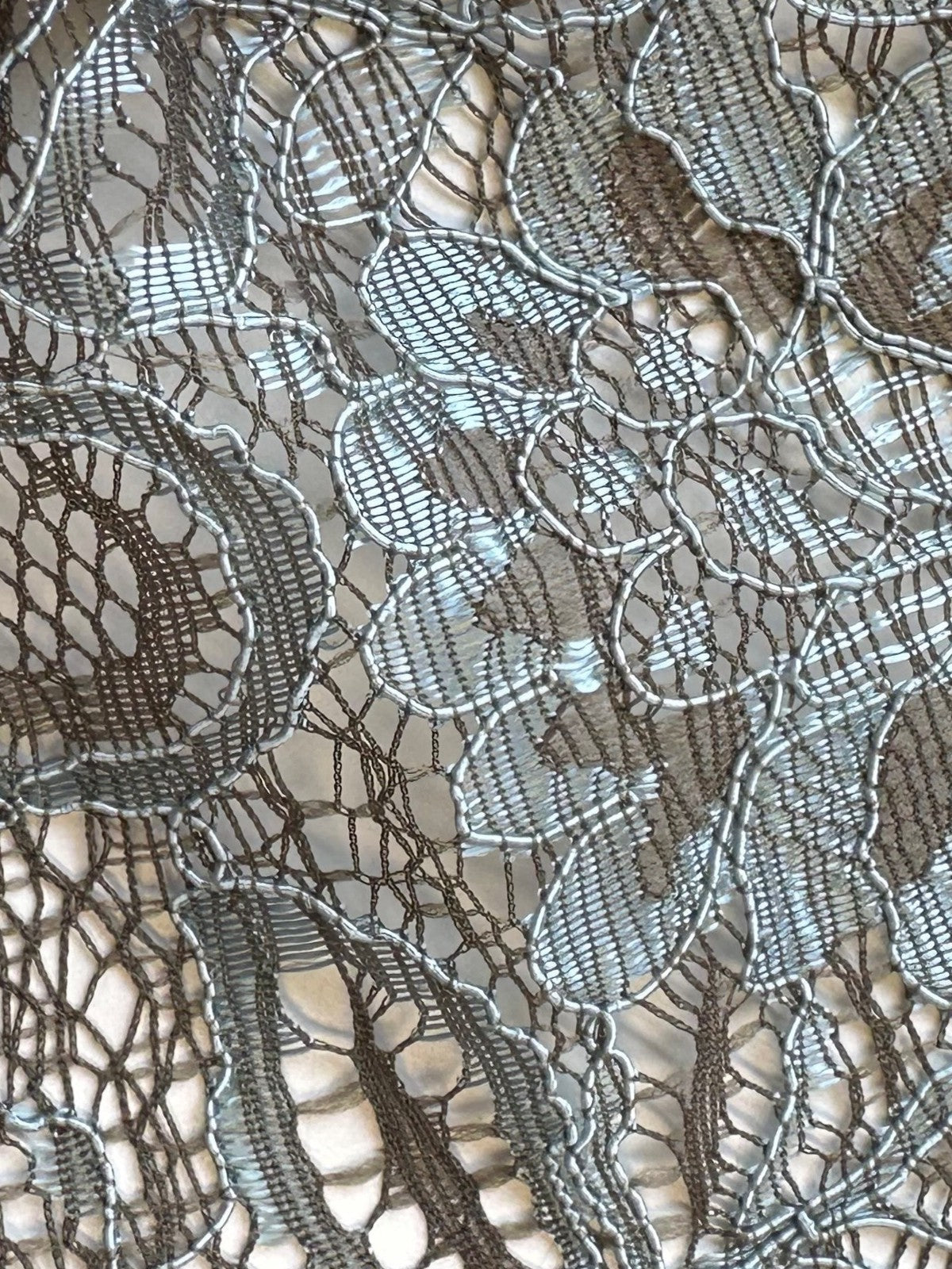 Duck Egg Corded Lace - Tocca