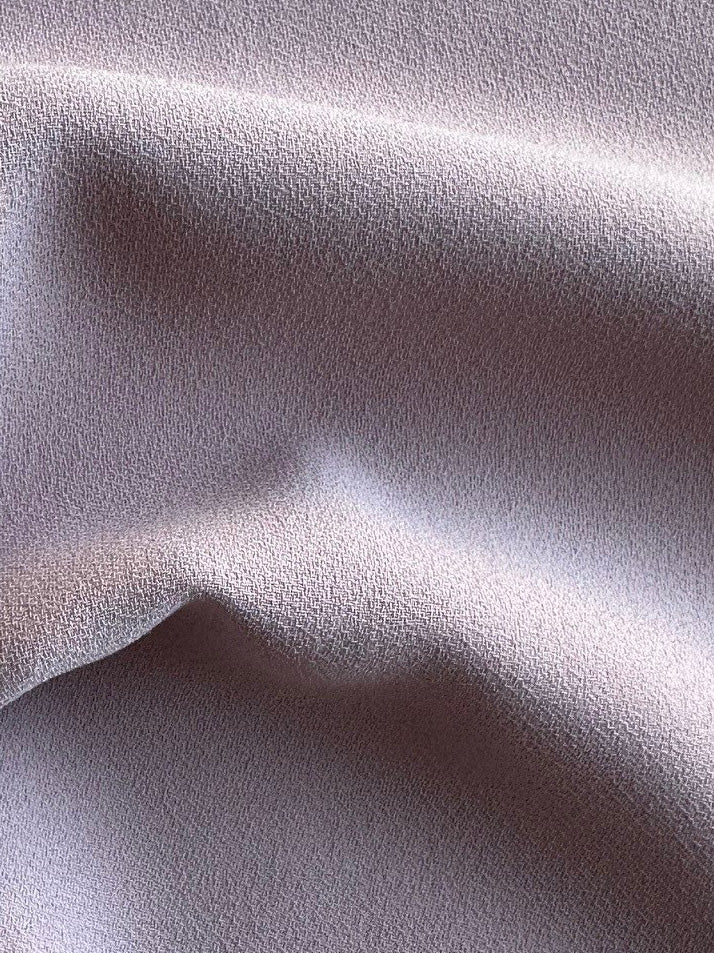 Dusty Pink Polyester Crepe - Portugal