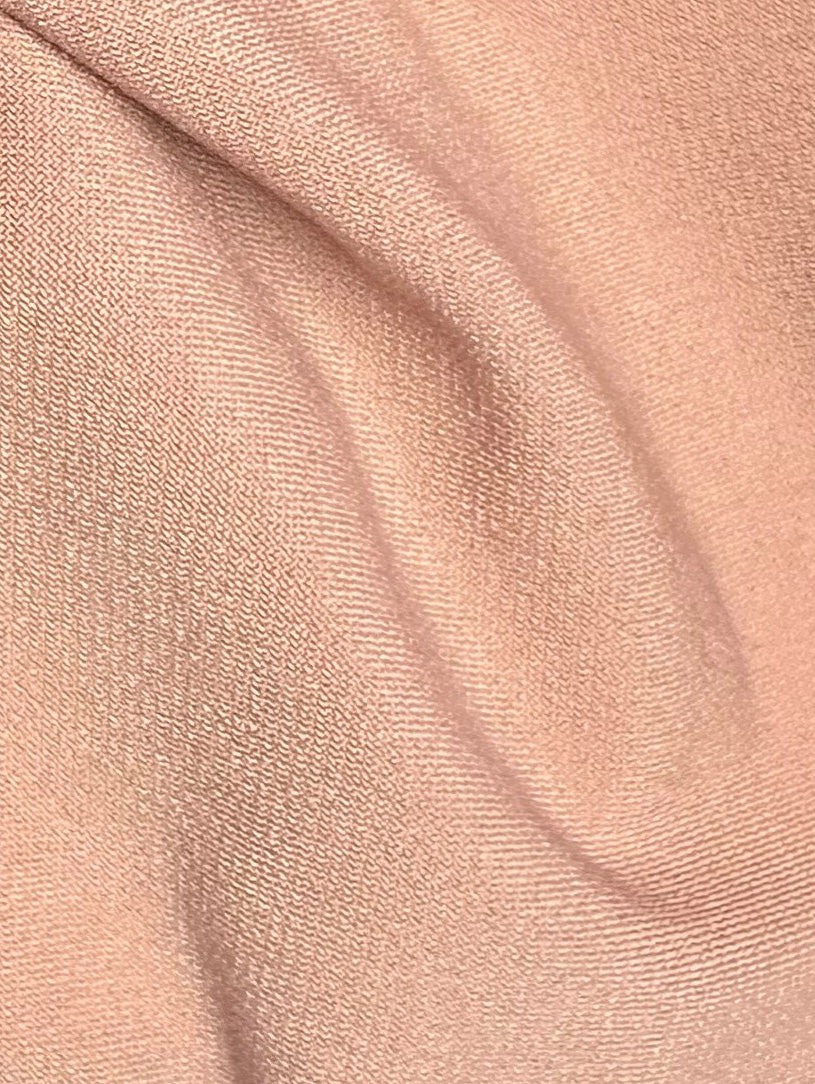 Dusty Pink Polyester Stretch Jersey - Romania