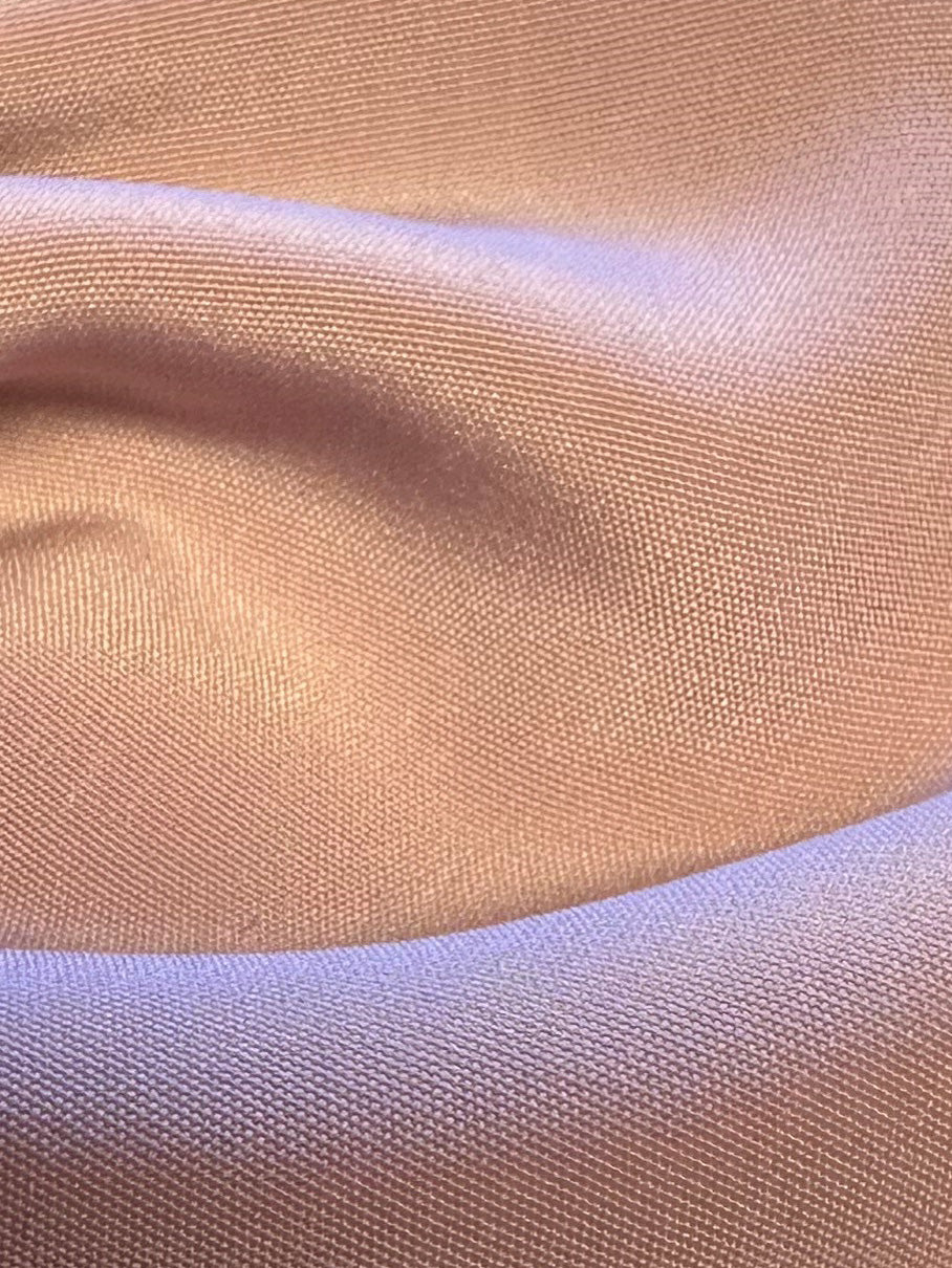 Lightweight Dusty Pink Polyester Satin -  Jamaica