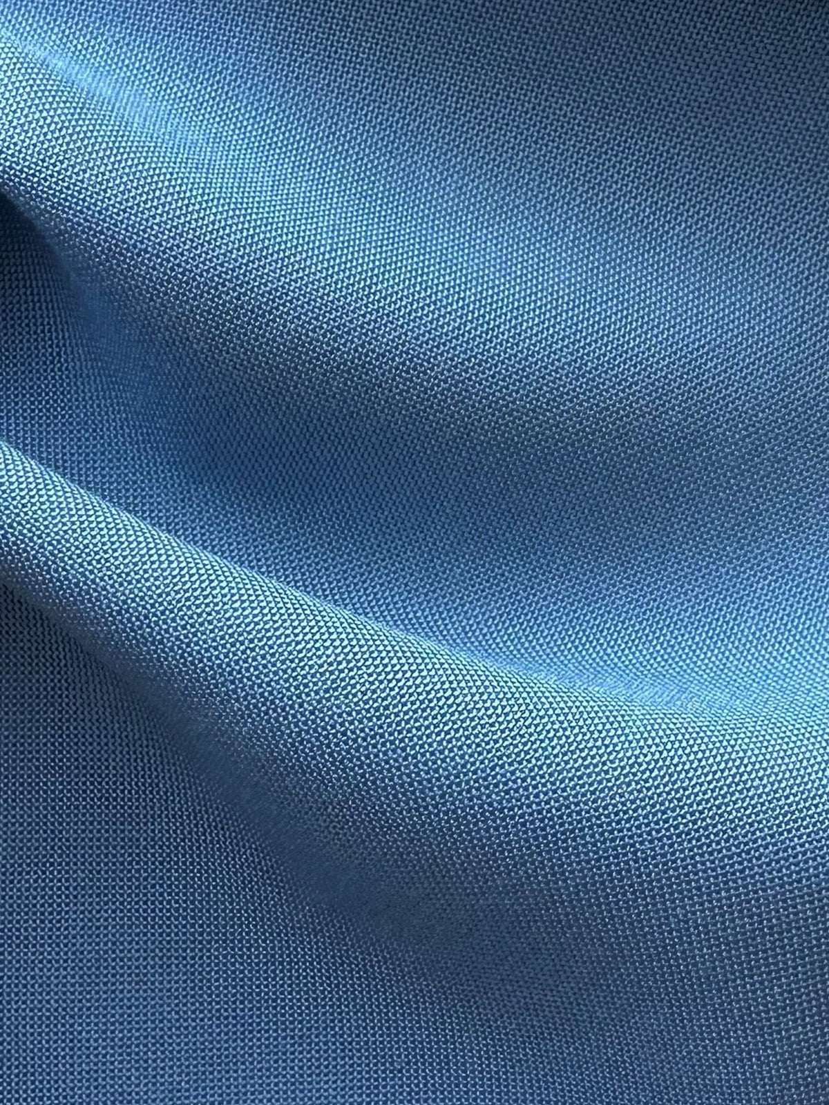 Dusty Blue Bamboo Poplin - Panda