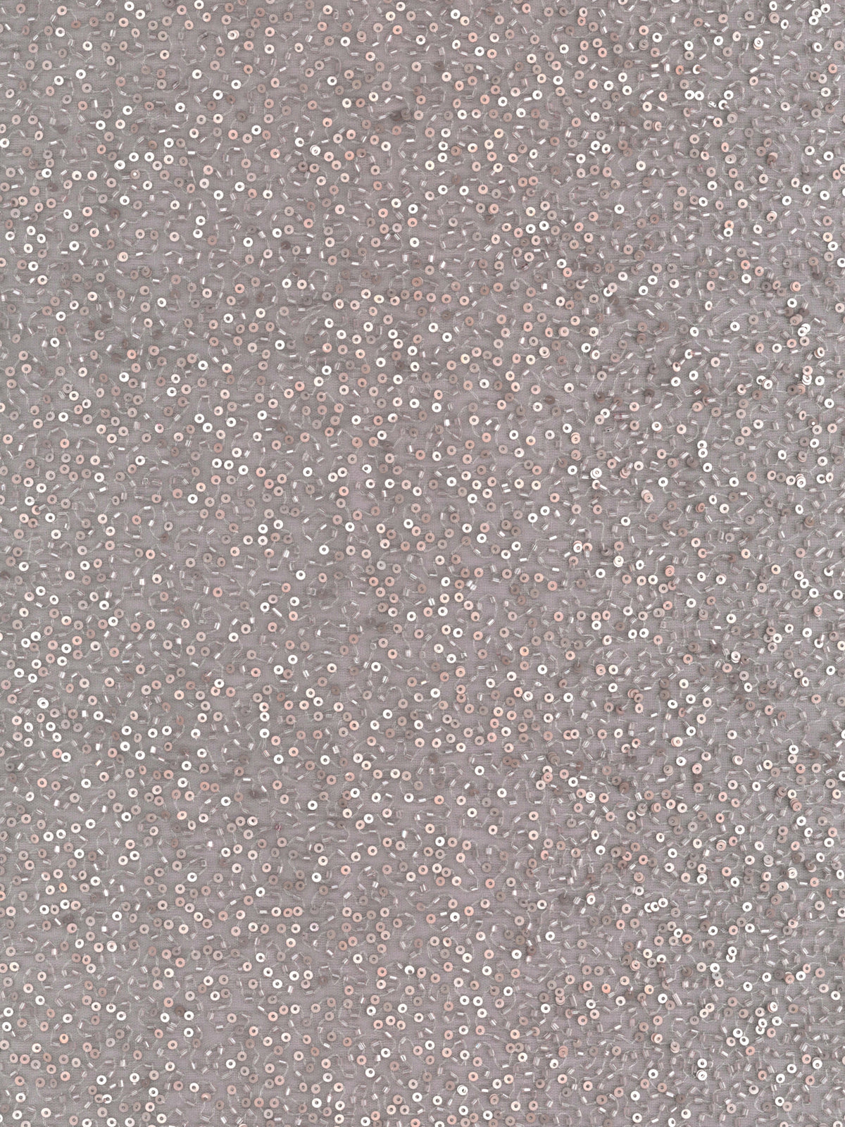 Mulberry Embroidered Beaded Tulle - EB1103