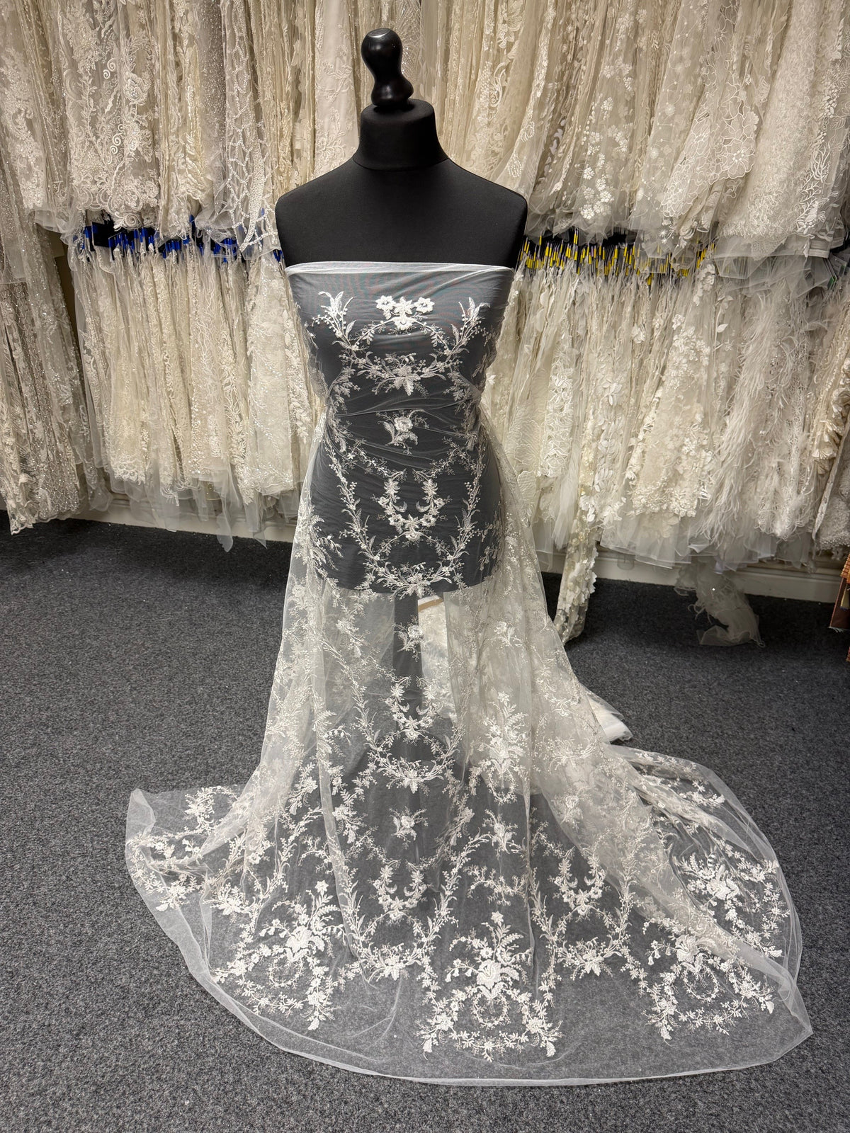 Ivory on Ivory Embroidery Lace - EB3027