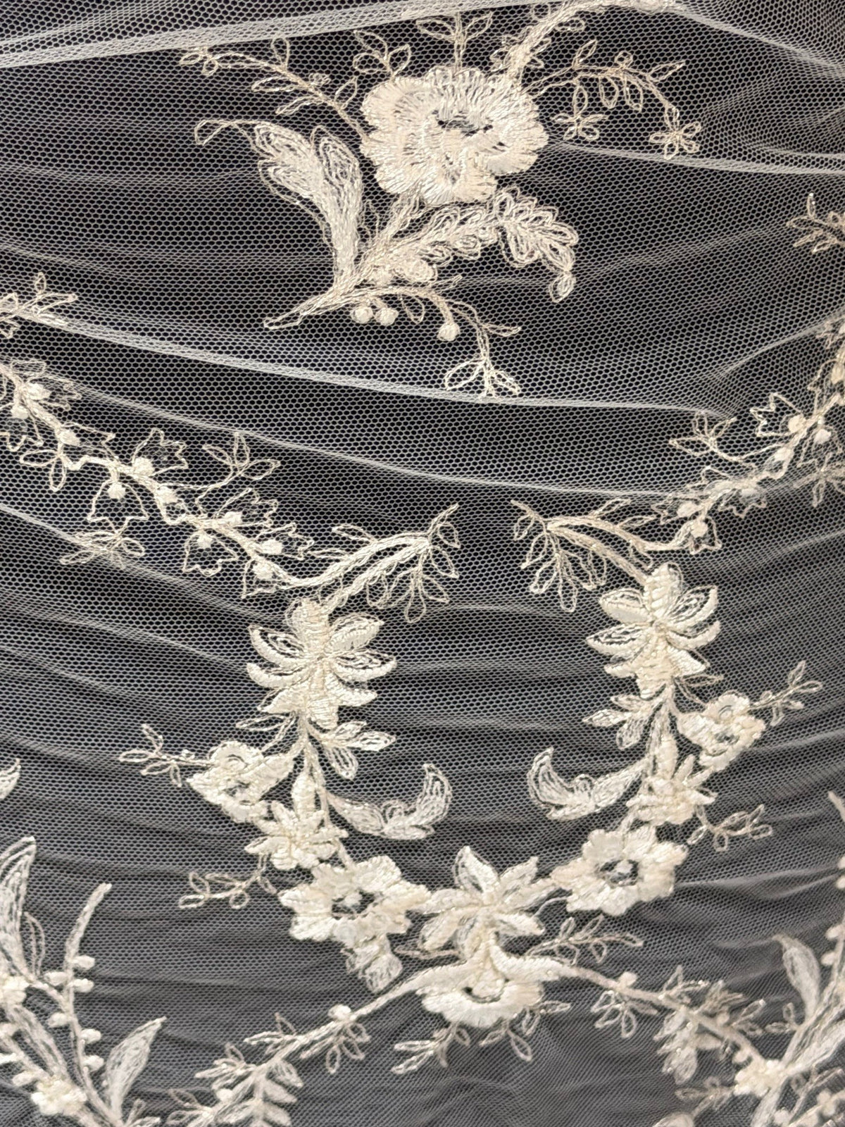 Ivory on Ivory Embroidery Lace - EB3027