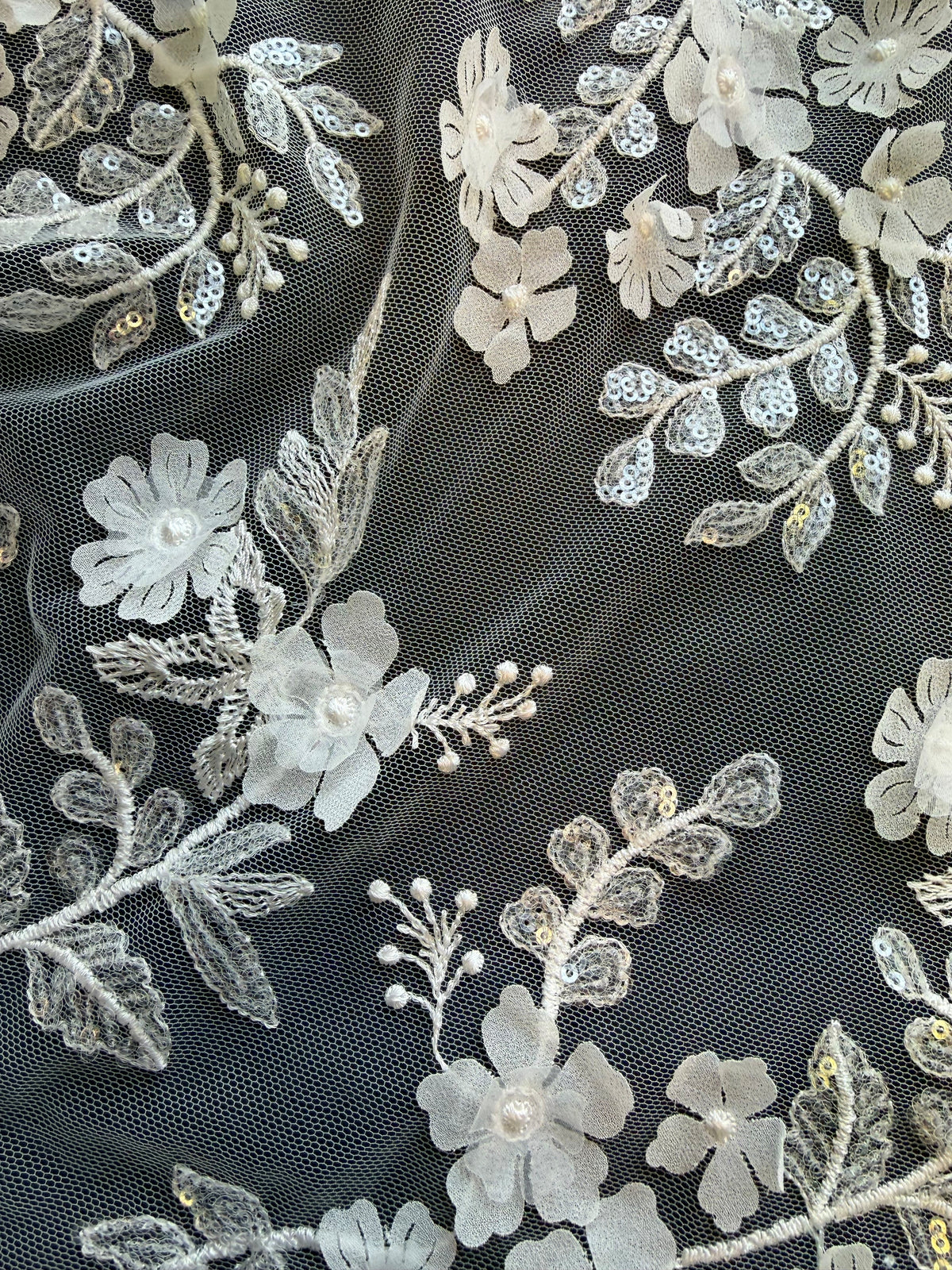 Ivory 3D Lace - EB3054