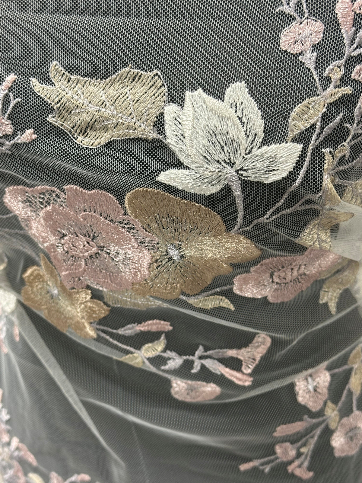 Ivory, Rose Gold and Pink Lace - EB5055