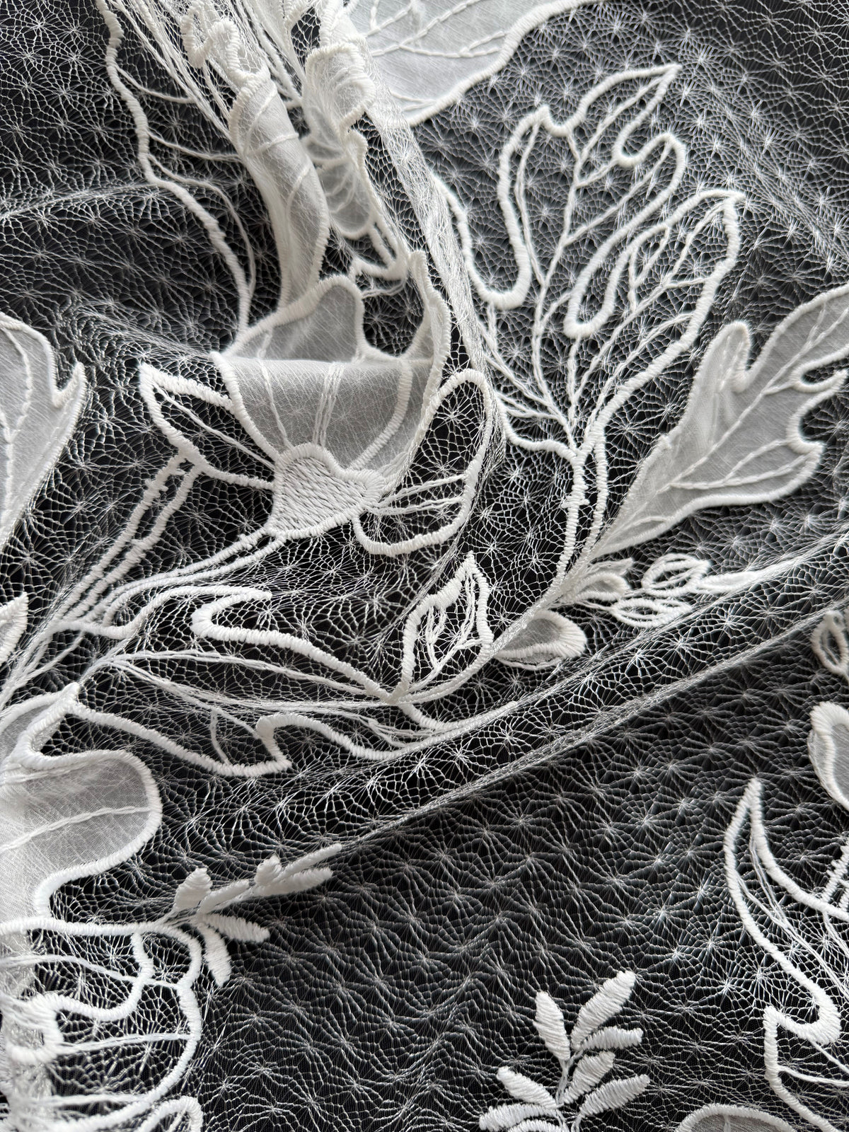 Ivory Embroidery Lace - EB5058