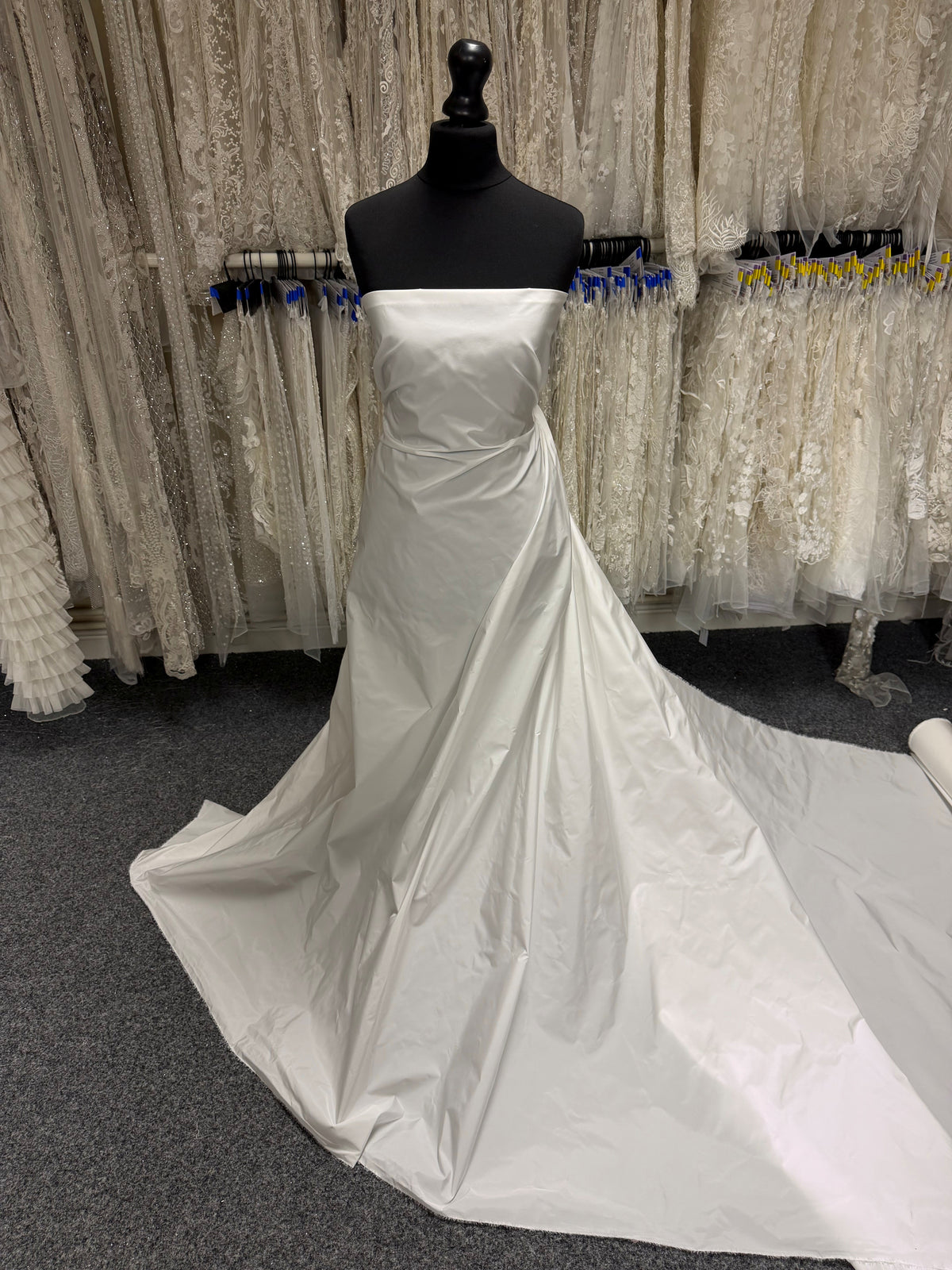 Ivory Silk Blend Crisp Taffeta - Early