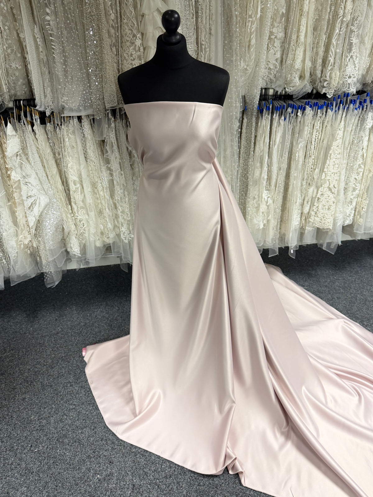 Dusky Rose Duchess Satin - P47