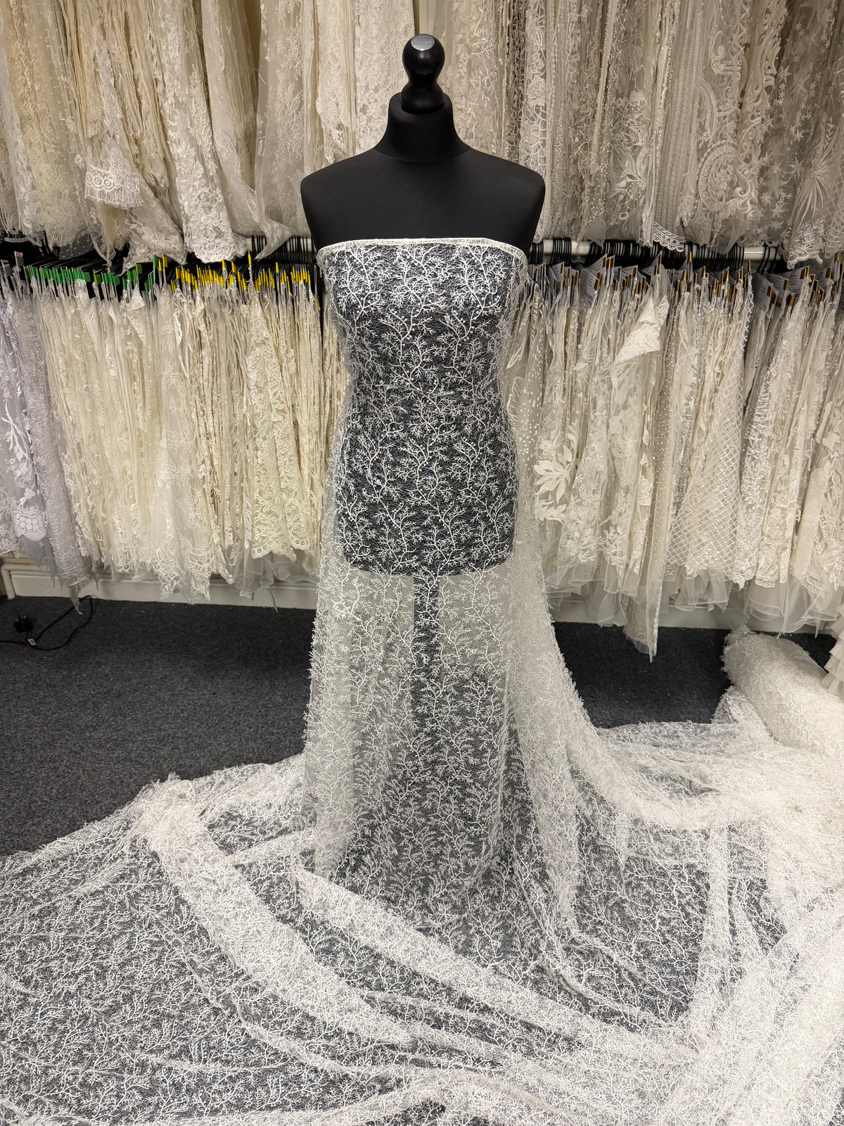 Ivory Embroidery Lace - EB5054