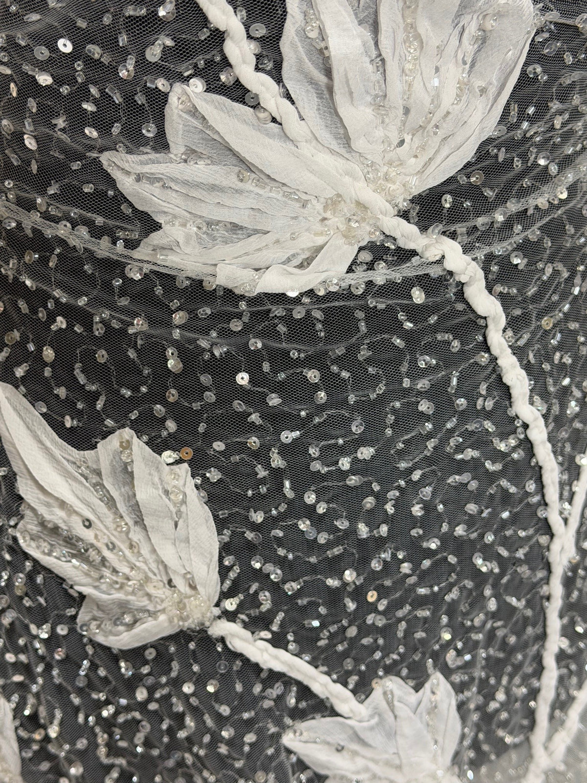 Ivory 3D Flower Lace - Faberge