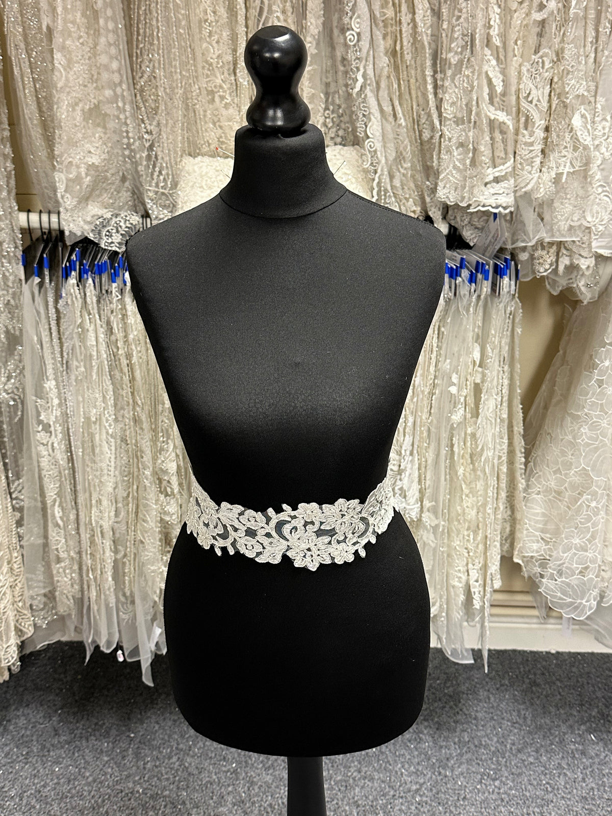 Ivory Corded and Beaded Lace Trim - Fidelity