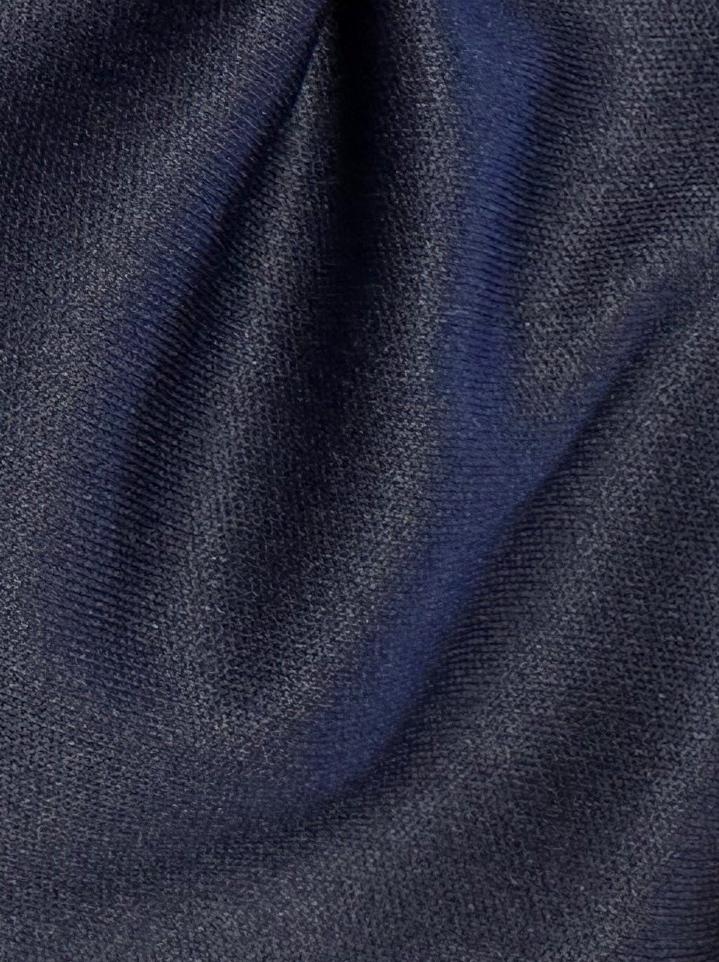 French Navy Knitted Polyester Lining Fabric - Libra